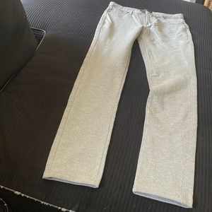 Infinite active wear Gray pants super stretchy made with 94% cotton 6% spandex